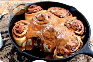 1 Roll Chocolate Frosted Coffee Roll
