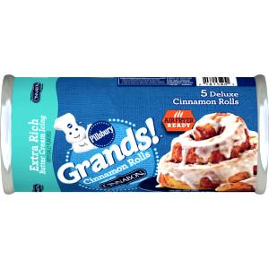 1 Roll Cinnamon Sweet Roll W/İcing, Extra Rich