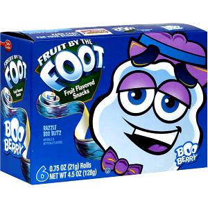 1 Roll Fruit By The Foot, Razzle Blue Blitz
