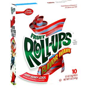 1 Roll Fruit Roll-Ups, Flavor Wave