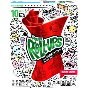 1 Roll Fruit Roll-Ups, Strawberry
