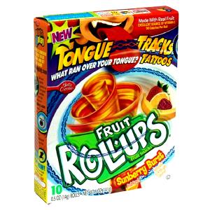 1 Roll Fruit Roll-Ups, Sunberry Burst