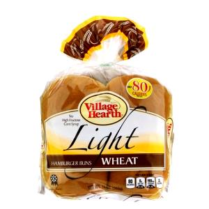 1 roll Light Wheat Hamburger Rolls