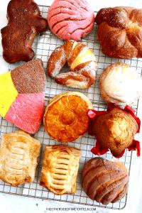 1 Roll Mexican Sweet Roll with Raisins and Icing (Pan Dulce)