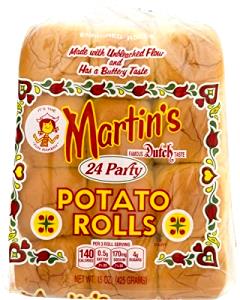 1 Roll Potato Roll, 24 Party Potato Rolls