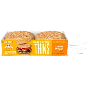1 Roll Sandwich Thins, Honey Wheat