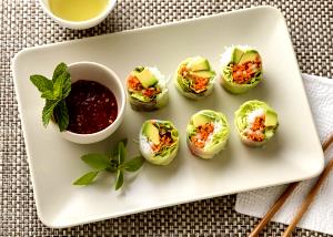 1 Roll Sushi, Avocado Summer Roll