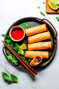 1 Roll Veggie Egg Rolls, Vegan