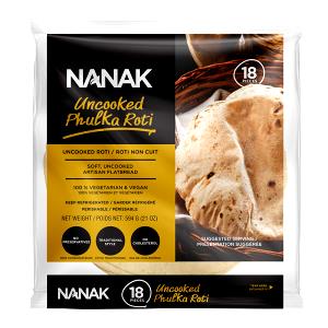 1 roti (33 g) Uncooked Phulka