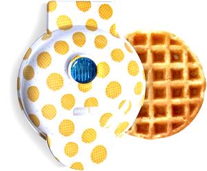 1 Round (4" Dia) (include Frozen) Plain Waffle