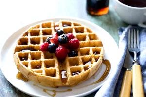 1 Round (7" Dia) Wheat, Bran or Waffle