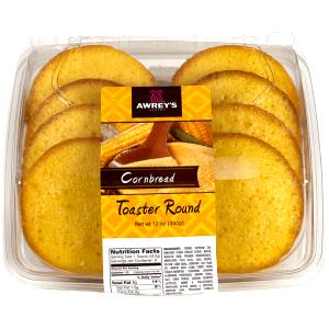 1 round Cornbread Toaster Rounds