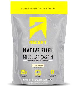 1 rounded scoop (32 g) Native Fuel Micellar Casein