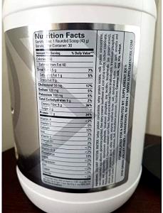 1 rounded scoop (43 g) RX Meal Vanilla Ice Cream