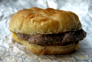 1 Roy Rogers Bacon Cheeseburger Bacon Cheeseburger with 1/4 Lb Meat, Tomato and/or Catsup on Bun