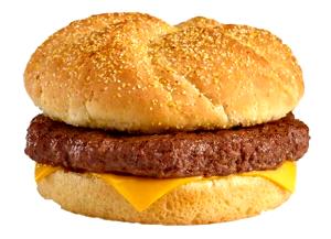 1 Roy Rogers Cheeseburger Cheeseburger with 1/4 Lb Meat on Bun