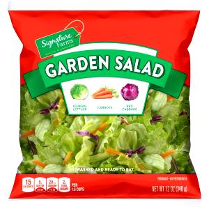 1 salad (10 oz) Garden Salad