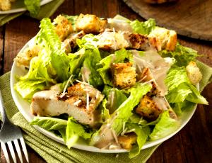 1 salad (10.16 oz) Caesar with Flame Roasted Chicken Salad