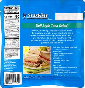 1 salad (11 oz) Tuna Salad