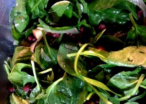 1 salad (113 g) Spinach Harvest Salad