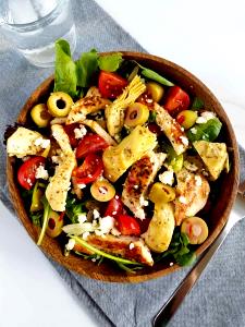 1 salad (12.3 oz) Grilled Chicken Artichoke Salad