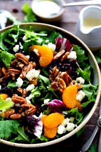 1 salad (128 g) Balsamic House Salad