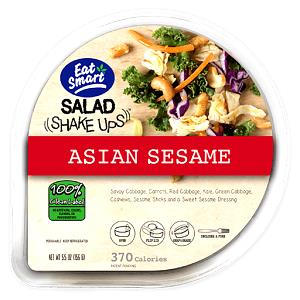 1 salad (156 g) Asian Sesame Salad Shake Up