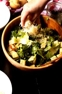 1 salad (156 g) Toss Ups Salad For One - Chicken Caesar Salad