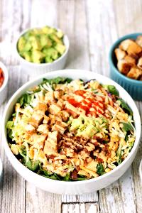 1 salad (15.6 oz) Double Chicken Southwest Bacon Salad