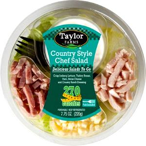 1 salad (170 g) Chef Salad Kit For One