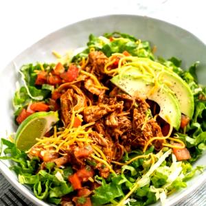 1 salad (245 g) Chicken Taco Salad without Guacamole