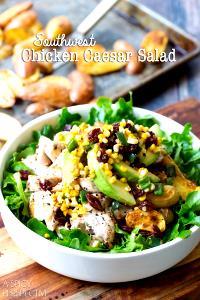 1 salad (302 g) Southwestern Chicken Caesar Salad