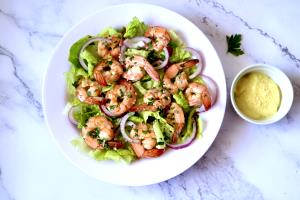 1 salad (3500 g) Keto Shrimp Salad