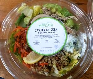 1 salad (354 g) Za’Atar Chicken & Lemon Tahini Salad
