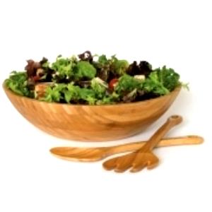 1 salad (3.9 oz) Garden Salad (Small) (No Dressing)