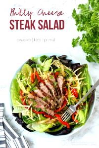 1 salad (411 g) Big Philly Cheesesteak Salad