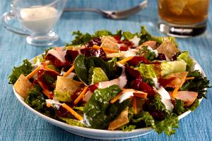1 salad (420 g) Chicken Ranch Taco Salad