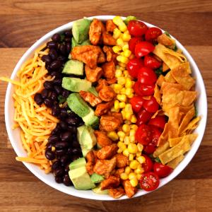 1 salad (474 g) Southwest Taco Salad (No Tortilla Strips or Sour Cream)