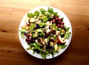 1 salad (518 g) Nutty Mixed Up Salad (No Dressing)