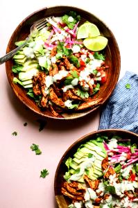 1 salad (7.4 g) Chicken Taco Salad Light