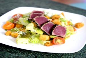 1 salad Ahi Caesar Salad