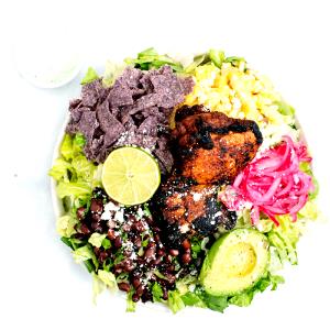 1 salad Baja Blackened Chicken Salad
