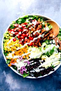 1 salad BBQ Chicken Salad