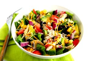1 salad Big Salad with Pulled Chicken