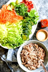 1 salad Big Salad with Sliced Pork