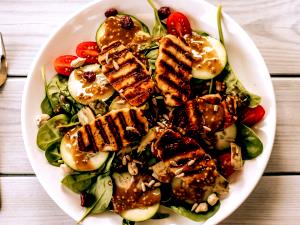 1 salad Cajun Chicken Spinach Salad