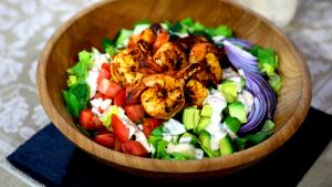 1 Salad Cajun Veggies Salad