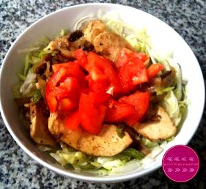 1 salad Chicken Philly Salad