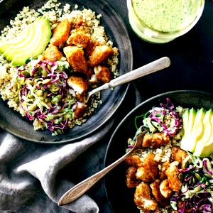 1 salad Close Talker Crispy Salad Bowl - Fish