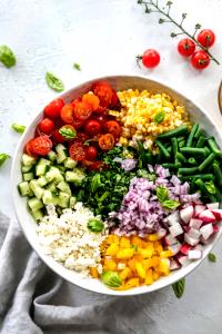 1 salad Close Talker Crispy Whole Grain Salad Bowl - Pork